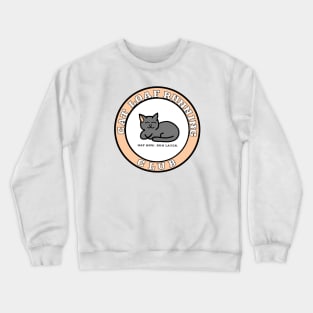 Cat Loaf Running Club Crewneck Sweatshirt